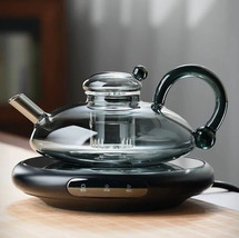Electric Heating Teapot Glass Tea Mouse High-end European Tea Separation... - $28.86+