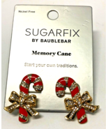 Sugarfix by Baublebar Memory Cane CANDY CANE Christmas Earrings NEW - £8.56 GBP