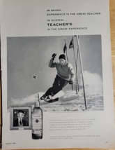 Vintage Ad Teacher&#39;s In Scotch &#39;Is The Great Experience&#39; With Othmar Sch... - $8.59