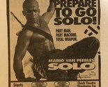 Solo Tv Guide Print Ad Mario Van Peebles TPA23 - $5.93
