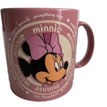 Walt Disney Parks Minnie Mouse Mug Cup Pink Sugar Spice Everything Nice Thailand - $16.36