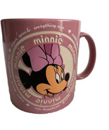 Walt Disney Parks Minnie Mouse Mug Cup Pink Sugar Spice Everything Nice ... - $16.36