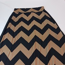 New Direction Women’s Brown & Black Elastic Waist Zig Zag Pattern Skirt Size 2X image 6
