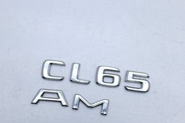 MERCEDES-BENZ CL65 AMG EMBLEM BADGE LETTERING Q7516 image 11