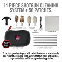 Real Avid Shotgun Cleaning Kit - 12 &amp; 20 Gauge Compact Case, Hunting, Cl... - $42.74