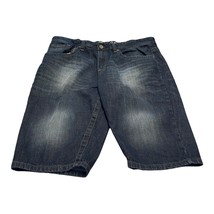 Route 66 Premium Shorts Men&#39;s 40 Blue Denim Cotton 5-Pockets High-Rise Classic - £17.62 GBP