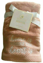 Hand Towels Deborah Connolly Bathroom Set of 2 Beach Home Is Where The Heart Is - £31.30 GBP