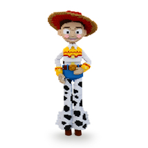 Jessie (Toy Story) Brick Sculpture (JEKCA Lego Brick) DIY Kit - £143.43 GBP