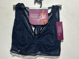 Adored by Adore Me Women’s Unlined Jenny Blue Bralette Bra Size XL X-Large NWT - £6.28 GBP
