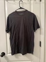 Eddie Bauer Men&#39;s T-Shirt Crew Neck Dark Gray Size Small - $28.71