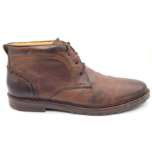 Florsheim FENWAY Plain Toe Leather Chukka Boots Shoes Brown 11875-215 Me... - $34.60
