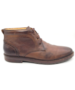 Florsheim FENWAY Plain Toe Leather Chukka Boots Shoes Brown 11875-215 Me... - £27.57 GBP