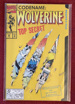 Codename: Wolverine Top Secret #50 Jan 1992 Marvel Comics Die Cut Cover ... - $13.54