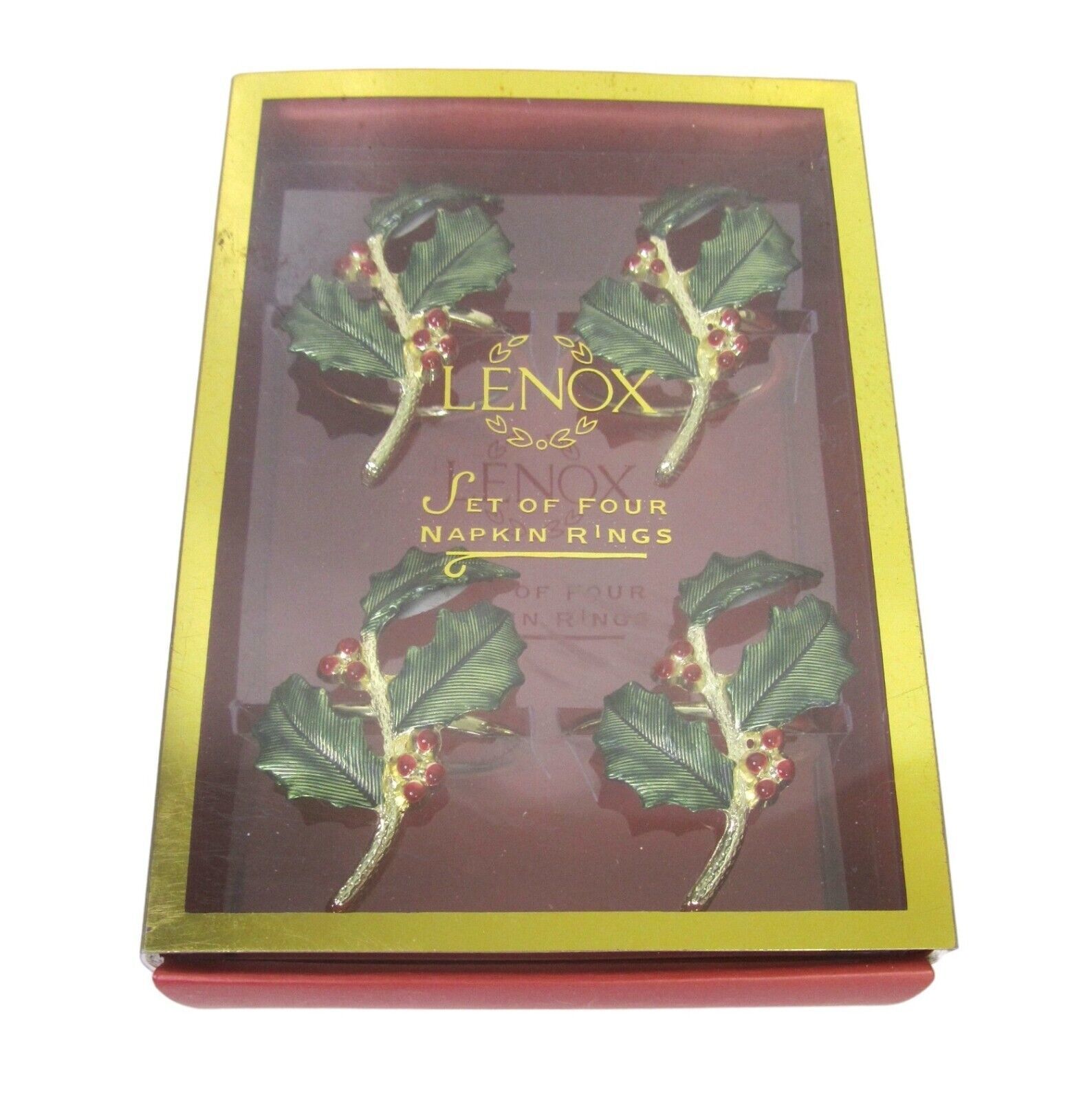 Lenox christmas napkin rings new arrivals