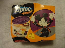 Mickey Mouse Halloween ZIPLOC container + Trick or Treat tote bag Disney - £7.21 GBP