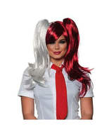 Anime Red-White Two-Tone Wig - $35.99