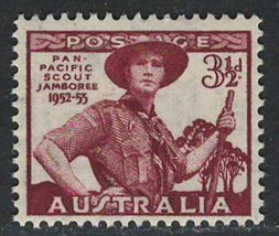 AUSTRALIA 1952  Very Fine MNH Stamp Scott # 249 &quot; Scout &quot; - £0.56 GBP