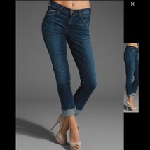 NWT CITIZENS of HUMANITY 24 high waist roll up blue jeans denim retro slim ankle - £58.98 GBP