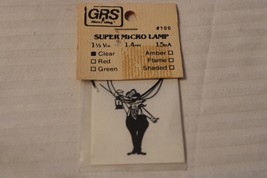 HO Scale GRS Microliting, Super Micro Lamp, Clear, #100 BNOS - £9.65 GBP