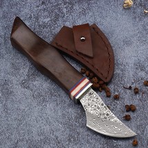 Mini Butcher Knife Miniature Leather Sheath Tiny Knives Pocket Hunting K... - $37.60