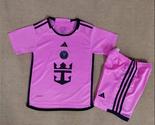 Inter Miami 2024 Kids Pink Home Soccer Jersey - Messi Suarez Miami Kids ... - $80.00