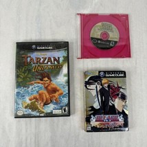 Nintendo Gamecube Video Game Lot of 3 Cube BLEACH - Japanese Tarzan Pape... - $70.08