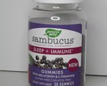 Nature&#39;s Way Standardized Elderberry Sambucus Sleep &amp; Immune Gummies 10/... - $14.84