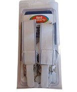 New 4 Pack Bed Maker&#39;s Sheet Straps Holds Sheets in Place Adjust to Fit ... - $4.90