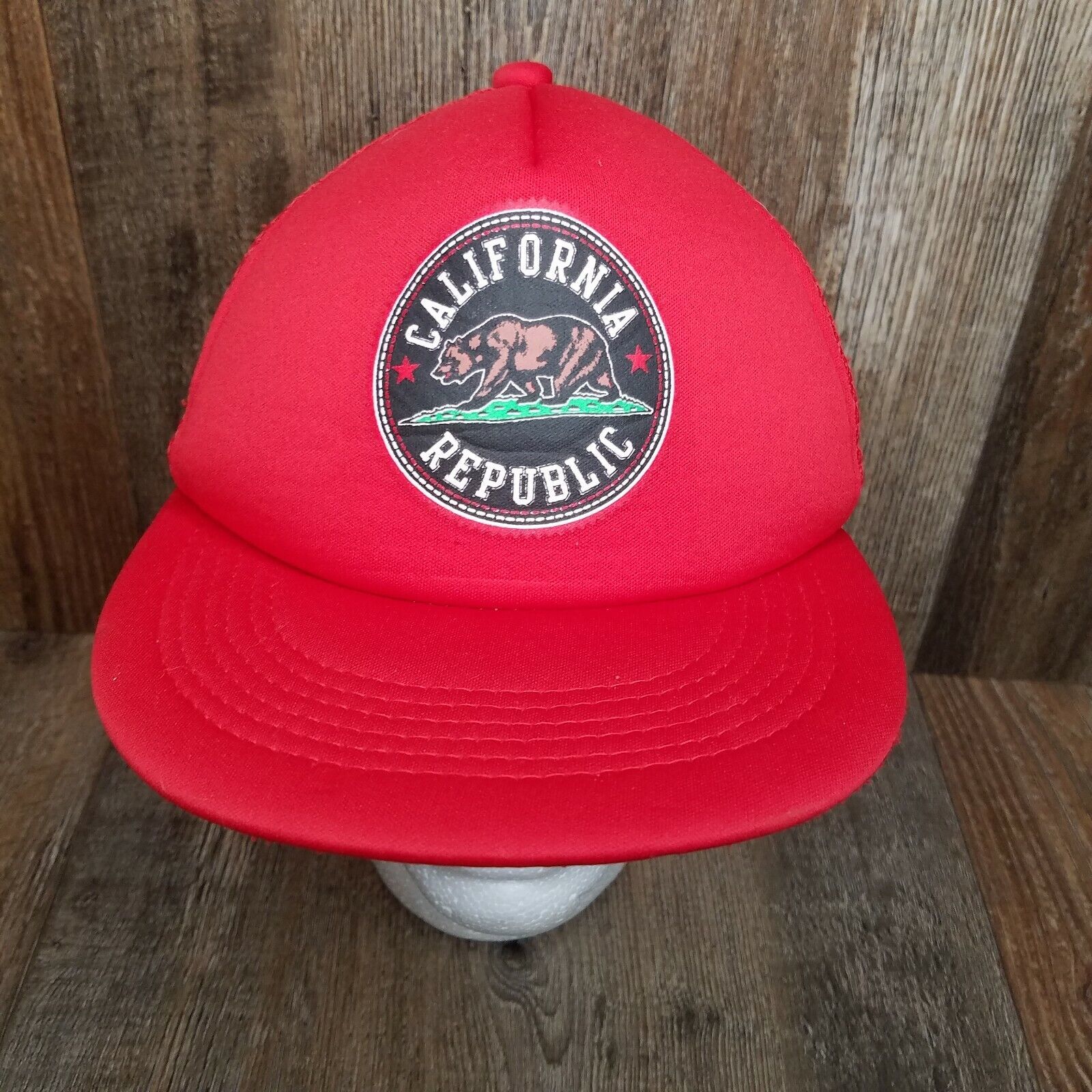 California Republic Red Baseball Hat Cap PROMO T6  - $8.38