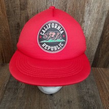 California Republic Red Baseball Hat Cap PROMO T6  - £6.53 GBP