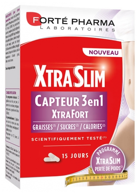 Primary image for Forte Pharma XtraSlim 3 in 1 Sensor XtraFort 60 capsules