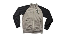 Nike Chicago White Sox Gray Full Zip Track Jacket Mens Size Small  MLB EUC - £18.98 GBP