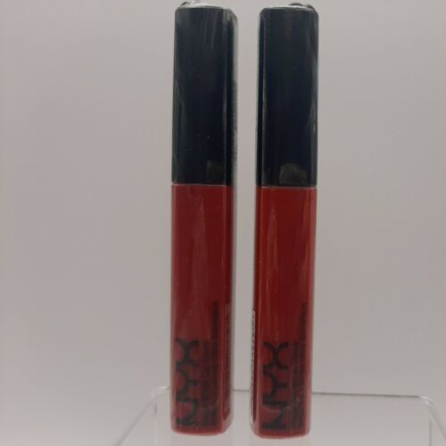 Primary image for SET OF 2-NYX Mega Shine Lip Gloss Color LG137A PERFECT RED New, Sealed