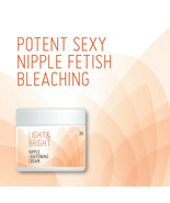 LIGHT &amp; BRIGHT NIPPLE LIGHTENING CREAM – POTENT SEXY NIPPLE FETISH BLEAC... - £28.35 GBP