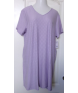 Croft and Barrow lavender polka dot print Cap Sleeve Nightgown Size 2X - $29.72 CAD