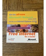 Microsoft Network 2.5 PC Software - $29.58
