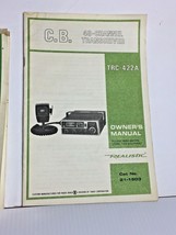 Vintage * REALISTIC* CB RADIO OWNERS MANUAL, TRC-422. ORIGINAL W/ Schema... - $16.52 CAD