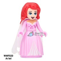 Ariel Pink dress Disney Princess Single Sale Minifigures Block - £2.27 GBP