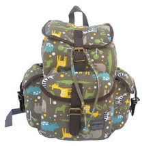Giraffe Backpack  Fashion Print  School Pack Bag  Hiking Camp Camping Ru... - £21.78 GBP