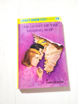 The quest of the missing map Nancy Drew Carolyn Keene book 19 mystery hardcover - £3.88 GBP