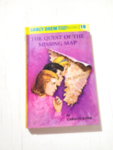 The quest of the missing map Nancy Drew Carolyn Keene book 19 mystery ha... - $4.86