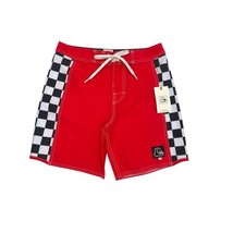 Quiksilver Men Original Arch 18&quot;  Board Shorts Swim  trunks Red Size 32 - $24.75