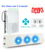 External 3 High Speed Cooler Cooling Fan w/Dual USB Hub For Xbox One S C... - £26.72 GBP