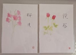 Vintage Japanese Stationary Letter Paper Set With Envelopes Floral - $29.63