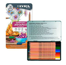 LYRA Rembrandt Aquarell Artists Colored Set of 12 Pencils Assorted Colors - £13.97 GBP