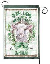 Spring Lamb Decorative Garden or Patio Flag - UV &amp; Fade Resistant Polyester - $15.84
