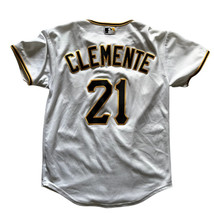 Pittsburgh Piraten Roberto Clemente #21 Trikot Jugendliche Größe M Knöpfe Unten - £31.21 GBP