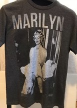 Marilyn Monroe Men&#39;s Md. Graphic Grey T-shirt Short Sleeves Crew Neck - £17.89 GBP