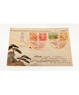 Karl Lewis 1936 Handbemalt Aquarell Abdeckung Japan Sich CT, USA Asama M... - $349.72 CAD