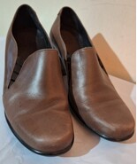 Dansko Beth Women&#39;s Dress Shoes Heel Brown Leather Closed Toe Sz 39 (8-8... - $28.04